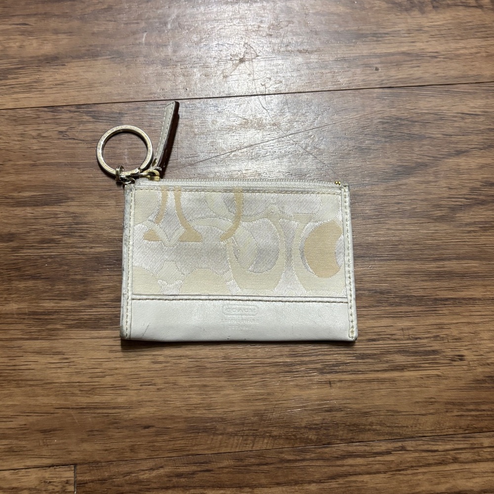 Women’s Beige Small Coach Wallet